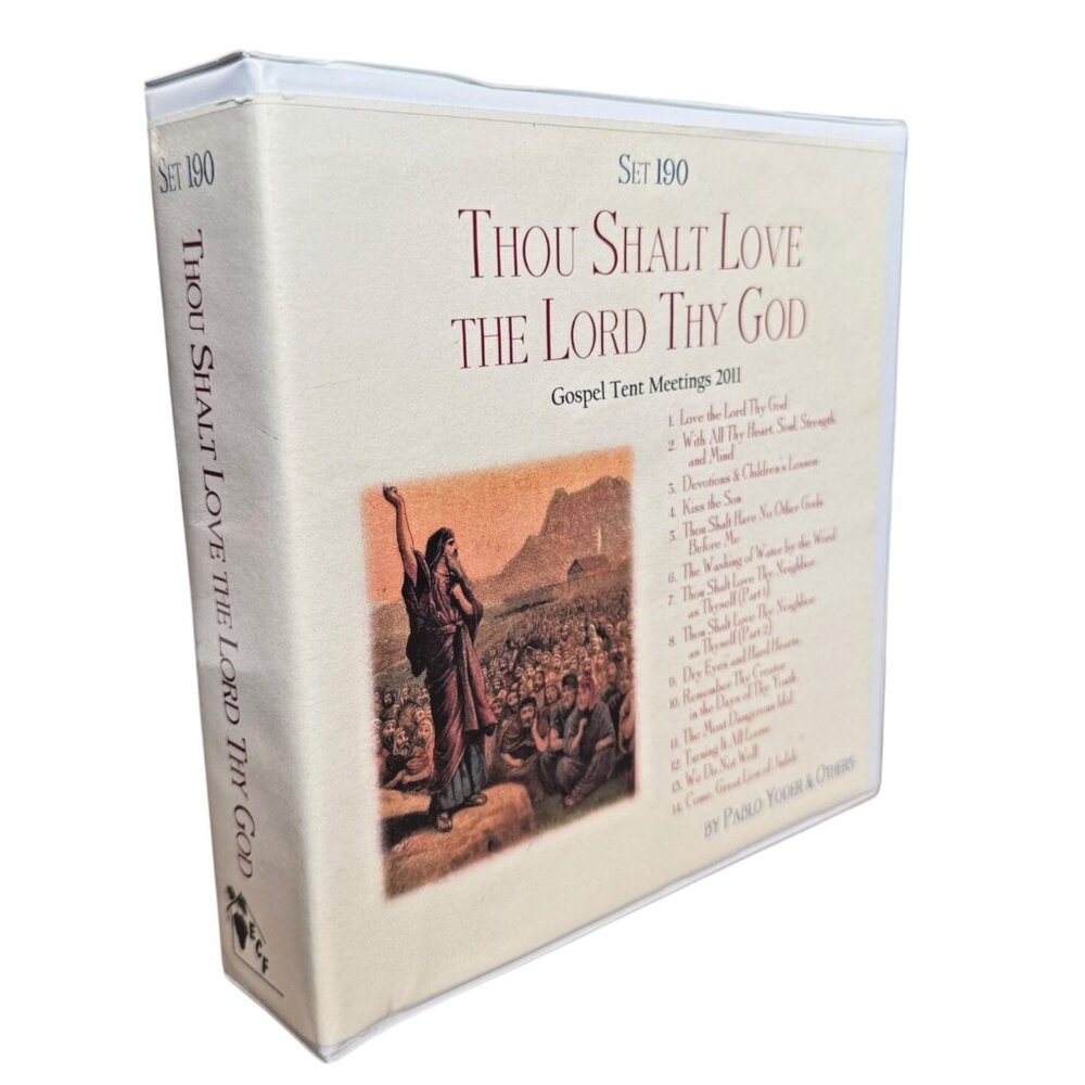 Ephrata Ministries Thou Shalt Love The Lord Thy God Audiobook 14 CD‎ Set Yoder